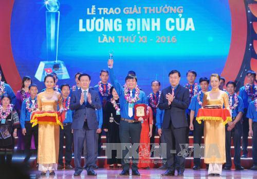 Trao giải thưởng Lương Định Của cho thanh niên nông thôn tiêu biểu ảnh 1